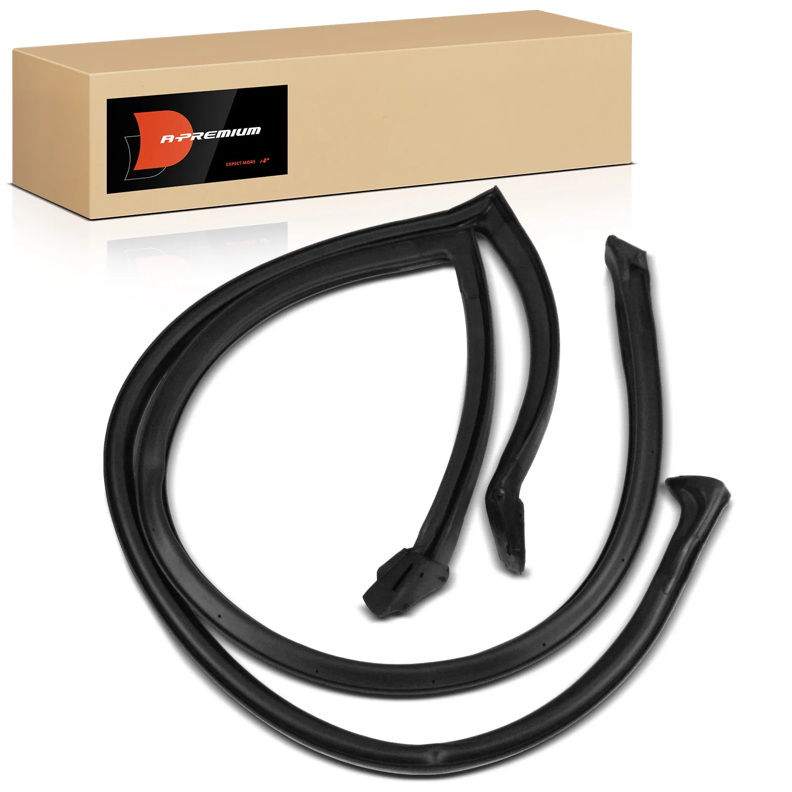 A-Premium 2pcs Driver & Passenger Side Hardtop Weatherstrip Seal for Chevrolet Camaro 1982-1992