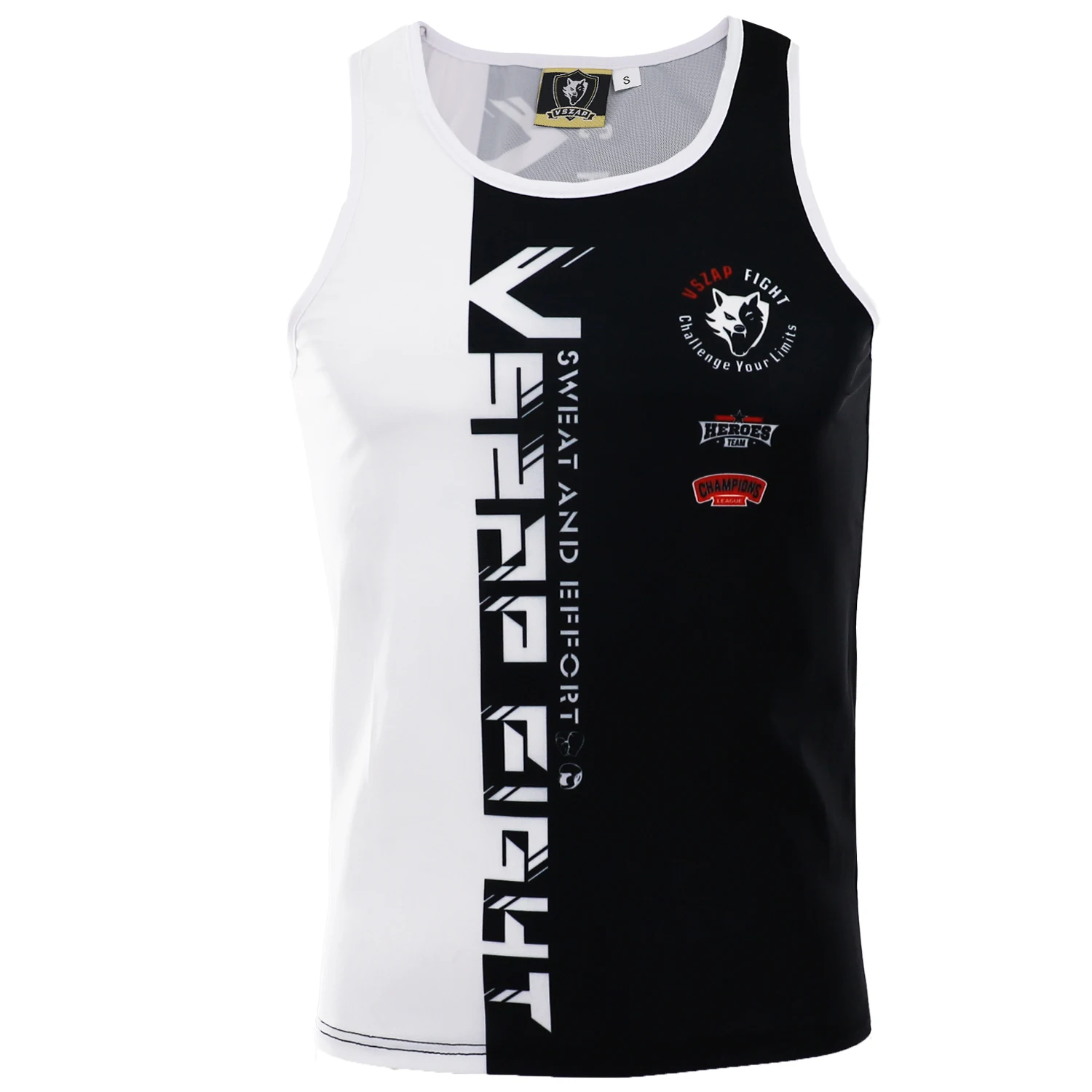 MK Gym Muscle Training MMA Sports Tank Top Men's Fitness Elastic Muay Thai Sleeveless Fighting Quick