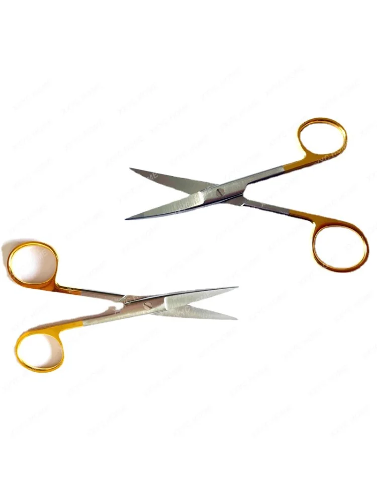 veterinario Stainless Steel Surgical Scissors Medical Cut Blunt Head Scissors Pointed Toe Scissors Accessories Scissors Pocket