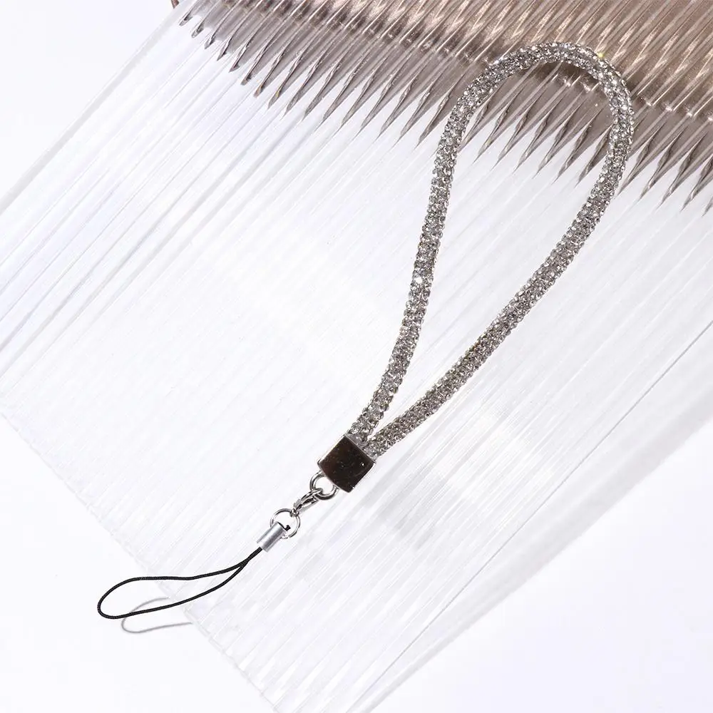 短い携帯電話ストラップ ダイヤモンドペンダント 電話チャーム 紛失防止ストラップ 携帯電話ストラップ 電話リストチェーン 携帯電話チェーン