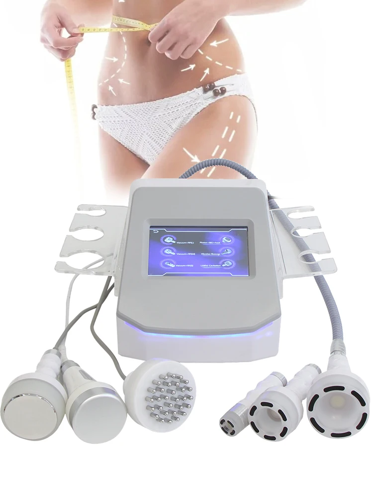 New 6 in 1 120K Ultrasonic Cavitation Slimming Machine Vacuum Body Massage Anti-cellulite Skin Tightening Lifting Beauty Device