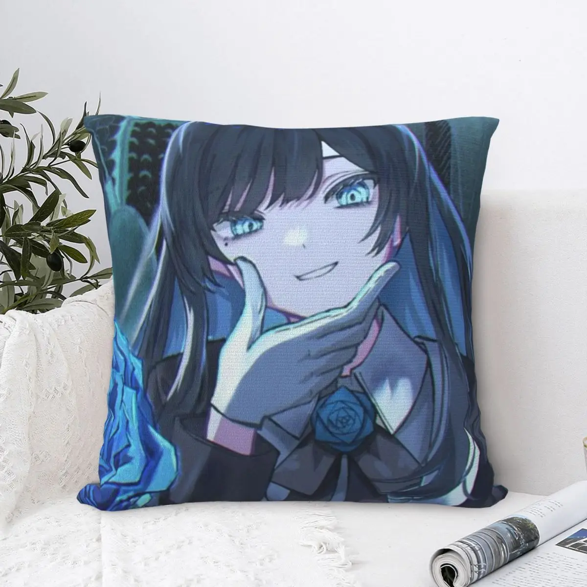 

Декоративные наволочки Ado WORLD TOUR Hibana Merch, наволочка для стула, чехол на молнии, разные размеры, Прямая доставка