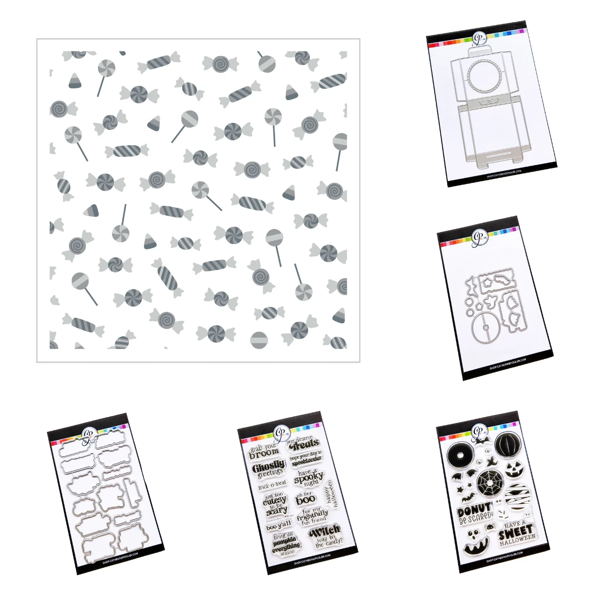 

Ghostly Metal Cutting Dies Stamps and Stencil for DIY Handmade Journal Albums Holiday Gift Halloween Half Dozen 2025 August New