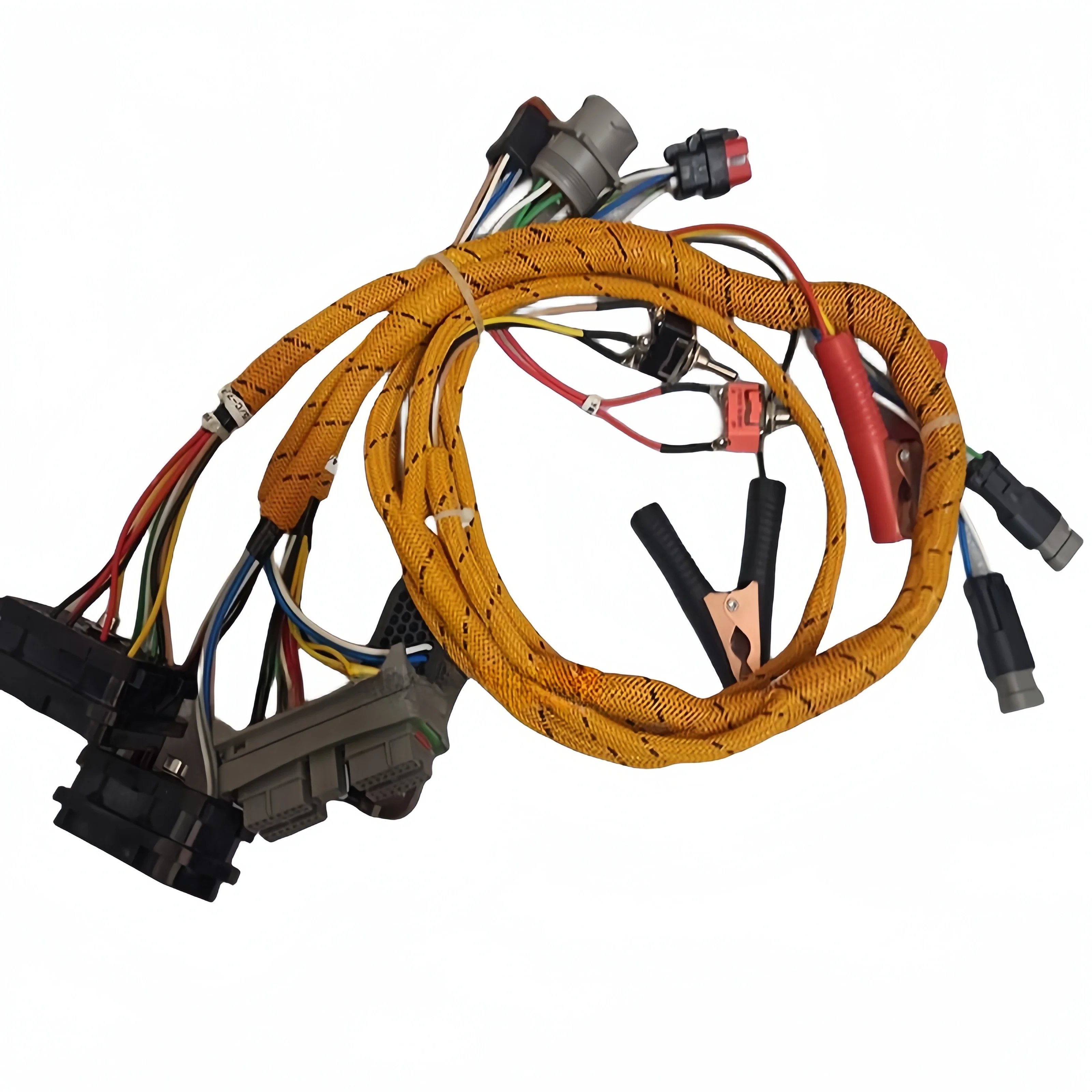 Engine Diagnostic Cable C6.4 6.6 C7 C15 C9 3126B Excavator Engine Starting Wiring Harness Harness Computer Board Testing