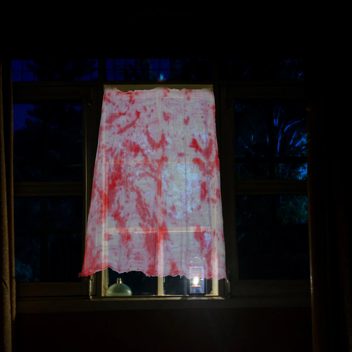 

Blood-stained Gauze Table Cloth Layout Prop Party Supplies Props Decorative Halloween