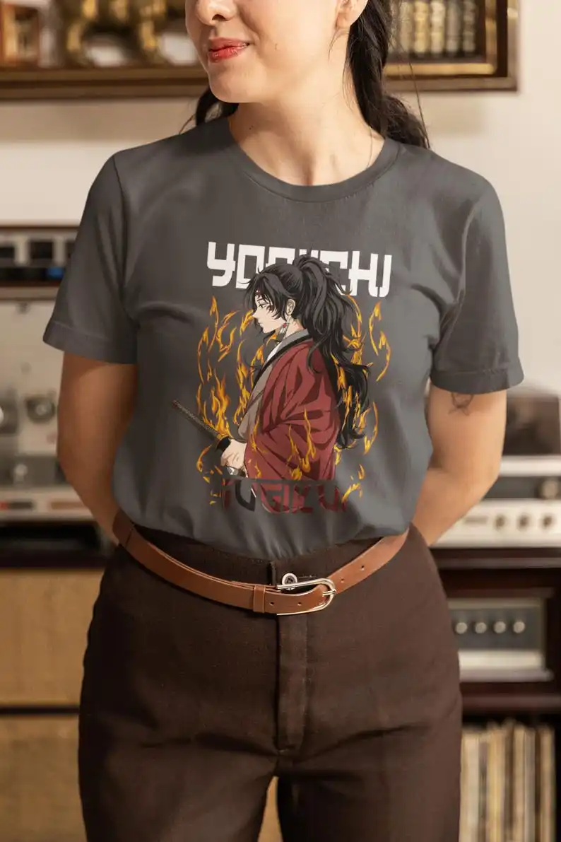 Ancient Samurai Unisex T-shirt - Anime and Manga Art, Feudal Japan Era, Legendary Swordsman Design, Traditional Japanese Influen