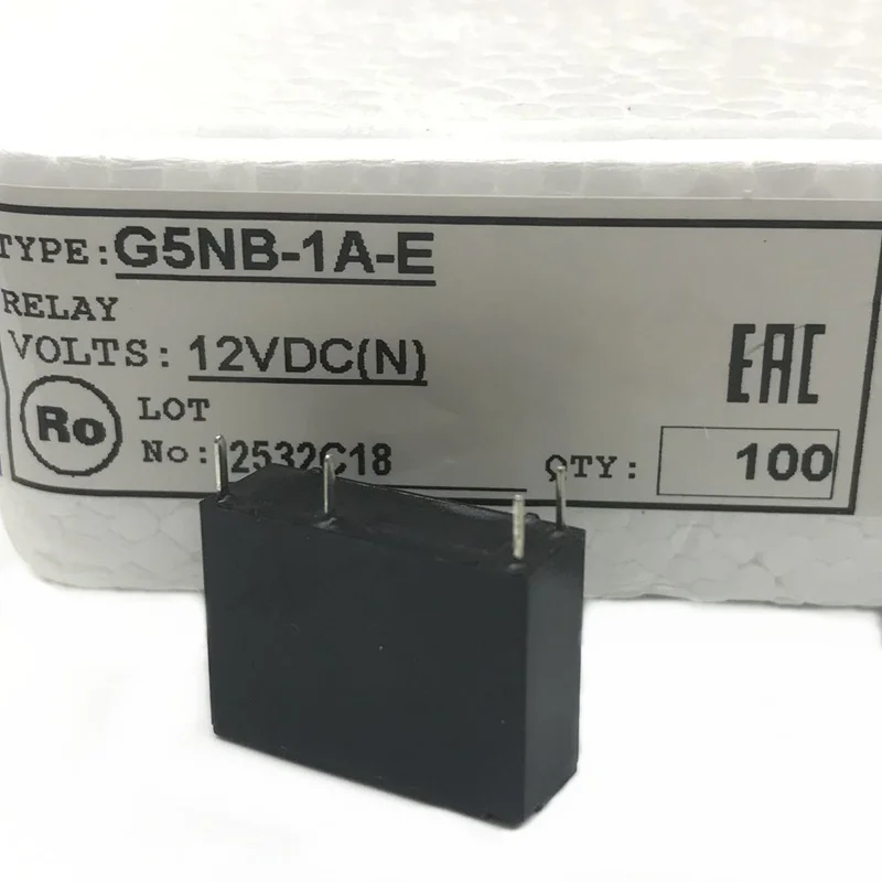 

Free Shipping 10PCS new original Power Relay G5NB-1A-E-12VDC G5NB-1A-E-DC12V G5NB-1A-E-12V G5NB-1A-E 12VDC 5A 4Pin