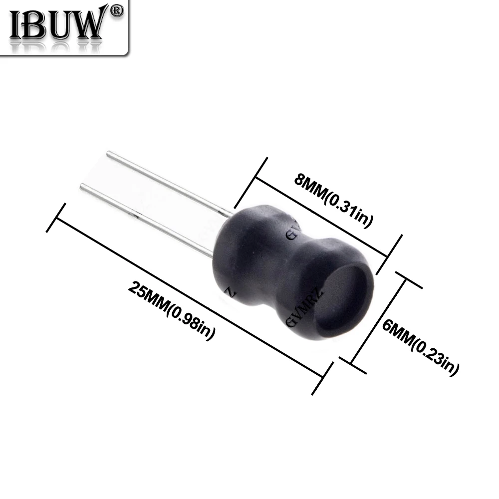 10PCS 0608 6x8mm 3.3MH 4.7MH 10MH I-shape Power Inductor Inductance 1MH 220 330 470 uH 2.2MH Copper Coi