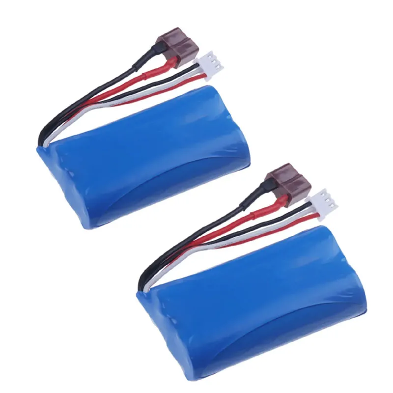 7.4 فولت 3500 مللي أمبير 2S 18650 بطارية ليثيوم أيون T التوصيل والشاحن ل SCY-16102PRO SCY-16101PRO SCY-16103PRO SCY-16201PRO R/C قطع غيار السيارات