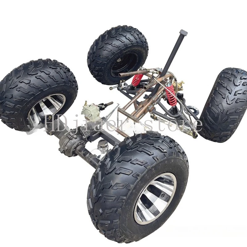 Kit Fai-da-Te per Go-Kart a 4 Ruote Modificato: Telaio, Sospensioni, Differenziale, Trasmissione a Cardano, Assale Posteriore, Sterzo, Freno a Disco
