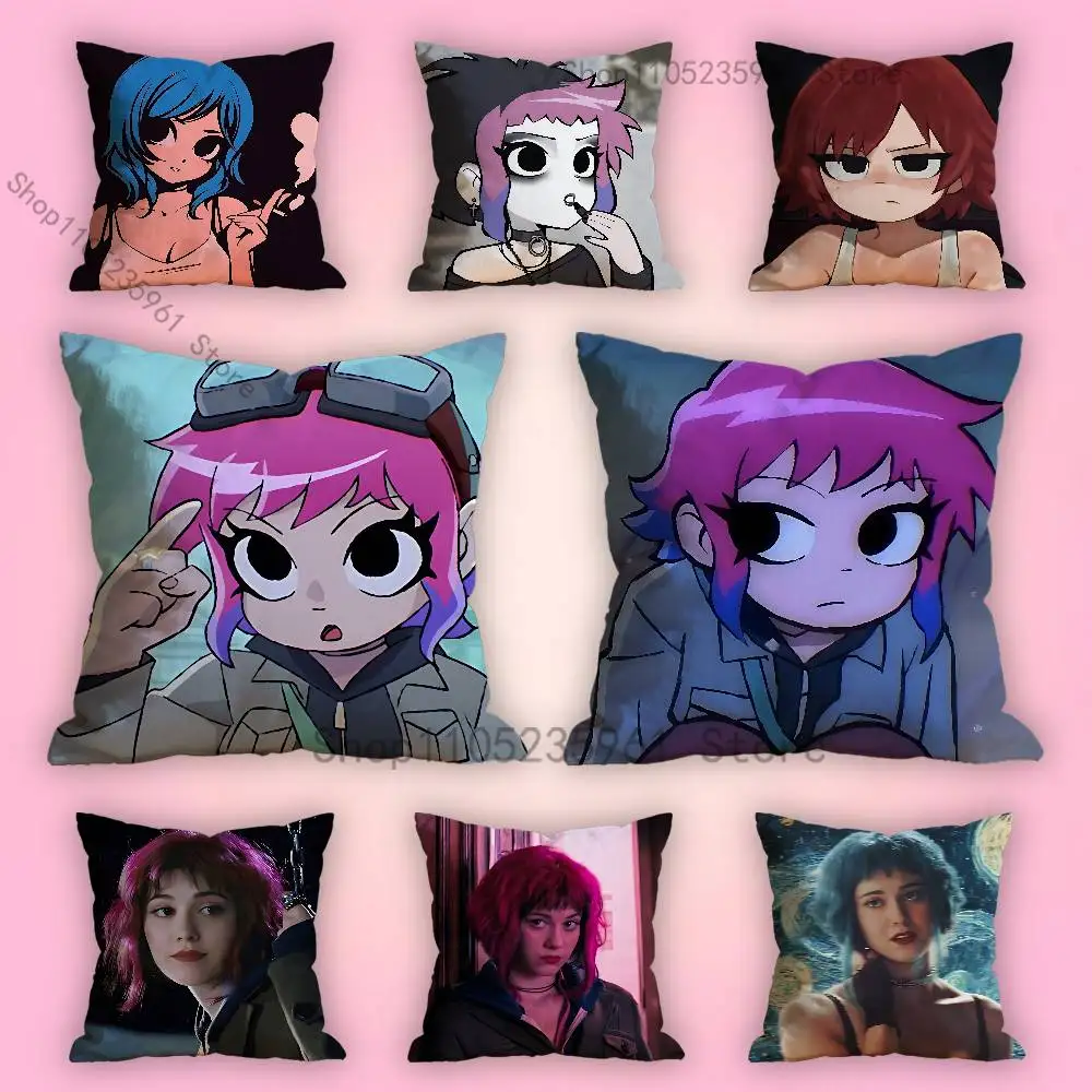 

R-Ramona F-Flowers Various Sizes Square Pillow Case For Car Home Bedchamber Decor Custom Valentine gift