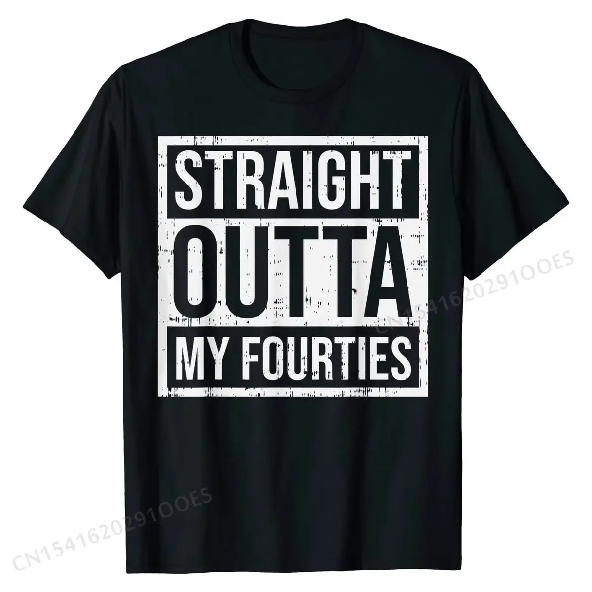 

Футболка Прямая Из Fourties 40s 50 50 лет 50-й день рождения, хлопковые топы, футболка, веселые футболки