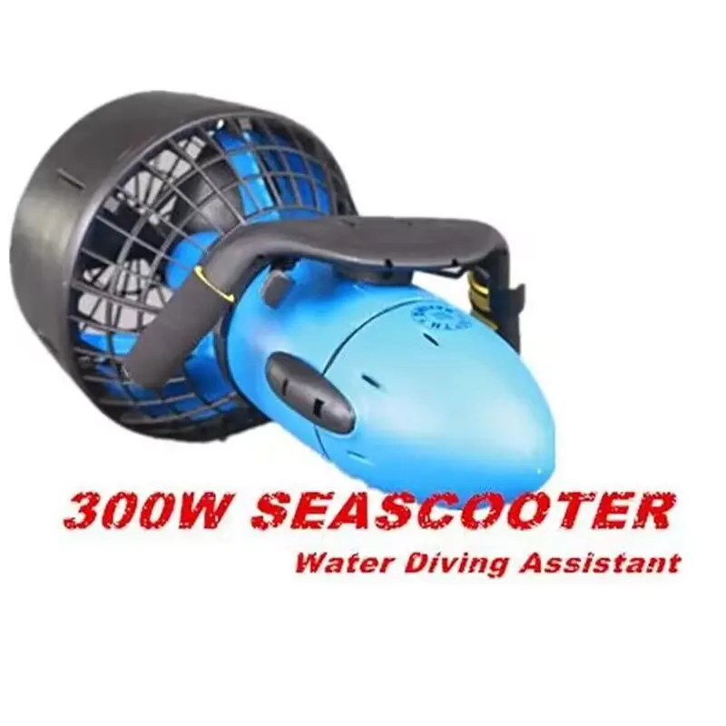 Free Shipping 300W Sea Scooter Dual Speed Water Propeller Diving Sea Scooter Under Water Scooters Blue/Yellow Color With Battery