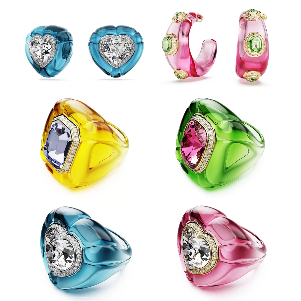 

Красочные украшения, женские серьги, кольца, высококачественные дизайнерские аксессуары для вечеринок, подарки на Рождество и Новый год