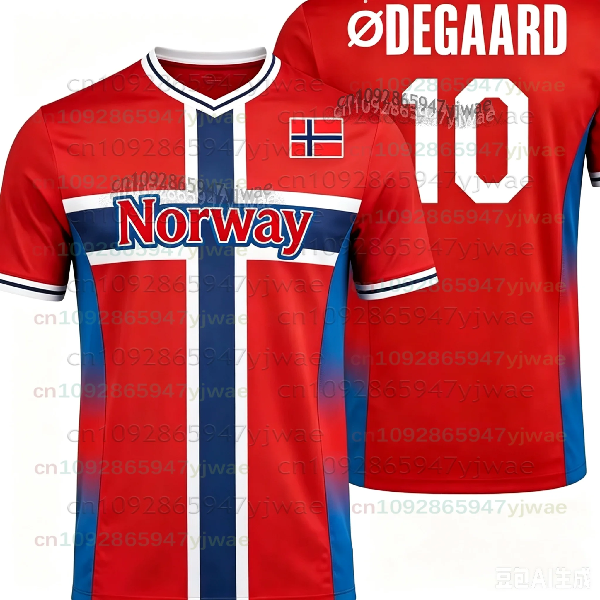 2026 Norway Style Men's Football Sports T-Shirt HAALAND Special Edition Football Jersey Outdoor Quick-Drying T-Shirts Kids Wears