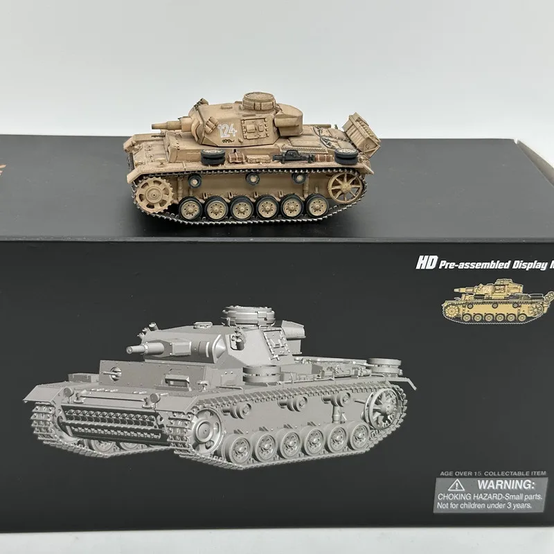 

NEW Dragon 1/72 German Tank Pz. Kpfw.III Ausf.N DAK s.Pz.Abt.501 Tunisia 1943 Collection Model 63091 In Stock