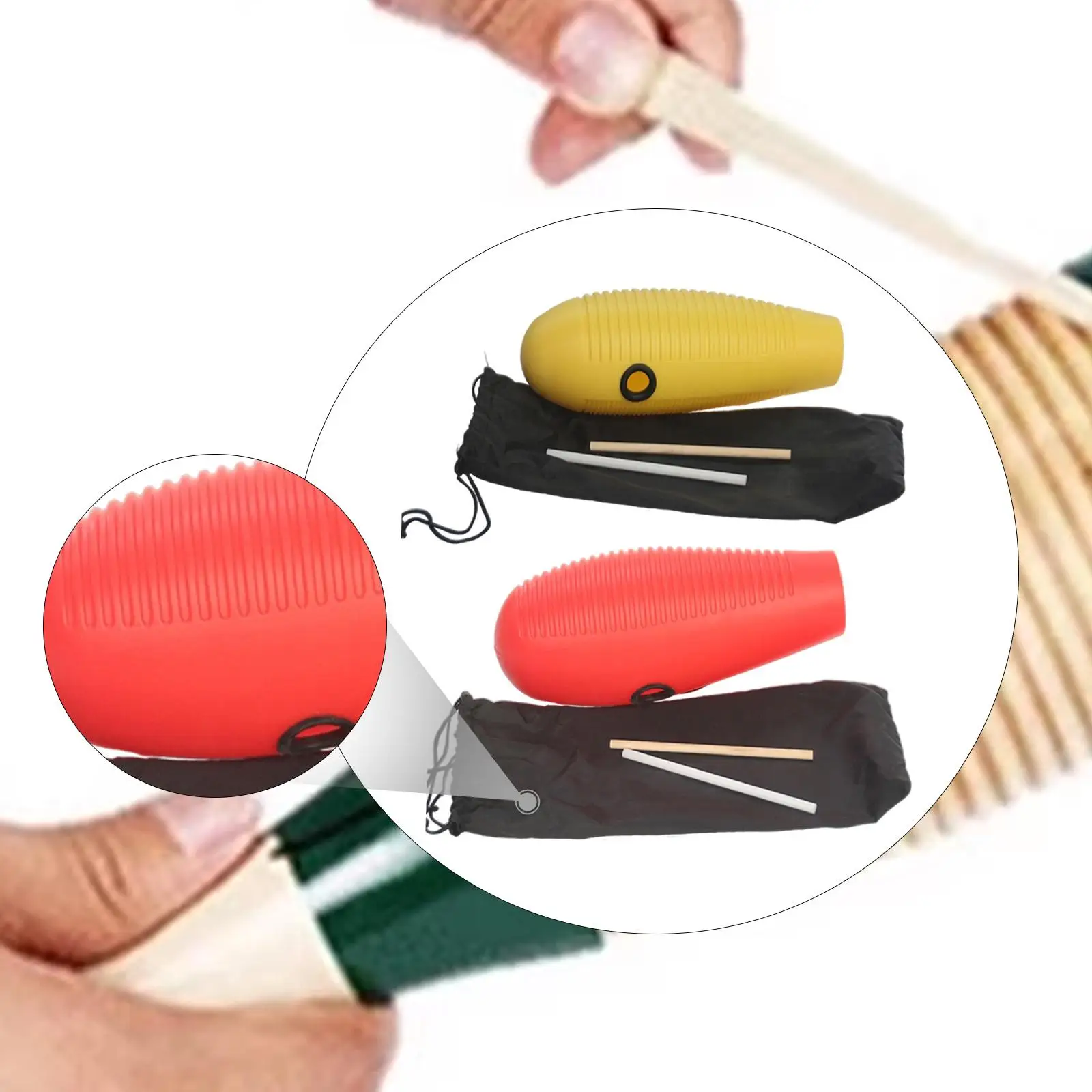 Guiro Instrument Professionelles, fischförmiges Musik-Trainingsgerät, lateinische Perkussion