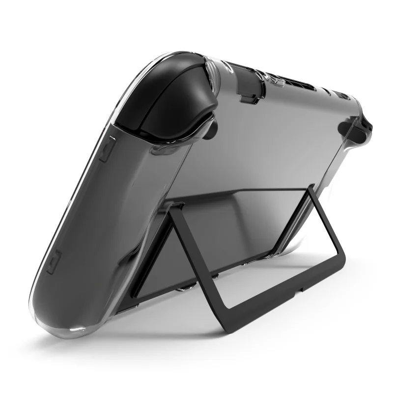 Funda protectora transparente modular compatible con Switch 2 - Carcasa protectora desmontable, NS2 (2025) TPU suave / funda rígida para PC