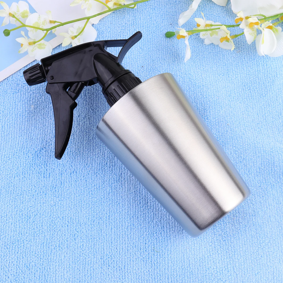 

1 шт. лейка из нержавеющей стали 350 мл, черная насадка, прочный распылитель для внутренних и наружных садовых растений, цветов, бонсай, папоротников