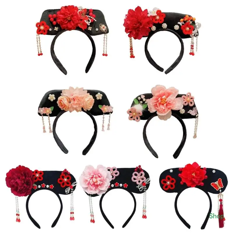 

Dropship Chinese Qitou Headbands Stage Princess Headwear Hairbands Concubines Headdress
