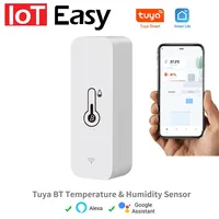 Tuya BT Smart Temperature Humidity Sensor Indoor Hygrometer Bluetooth-Compatible APP Remote Control Works With Alexa Google Home