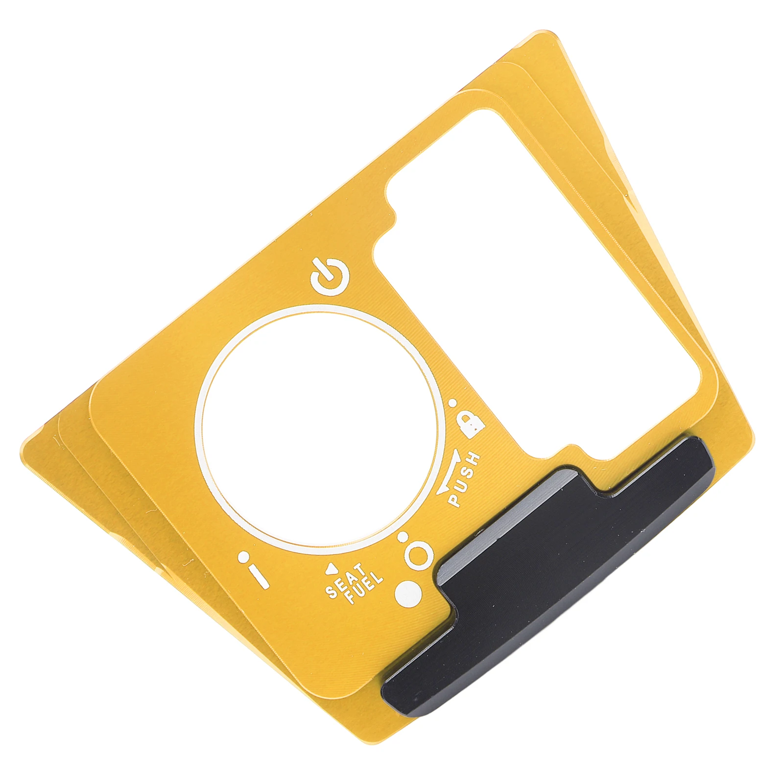 Yellow Aluminum Alloy Starter Switch Decorative Protective Cover Mod Fitting For Honda Forza350 NSS350 2018‑2022 Motorbike Parts