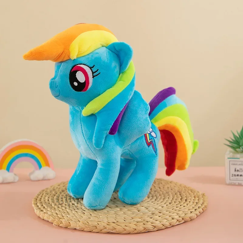 20cm My Little Pony Rainbow Dash Twilight Sparkle Cute Cartoon Plush Toys Stuffed Doll Anime Figure Car Accessories Kids Gifts