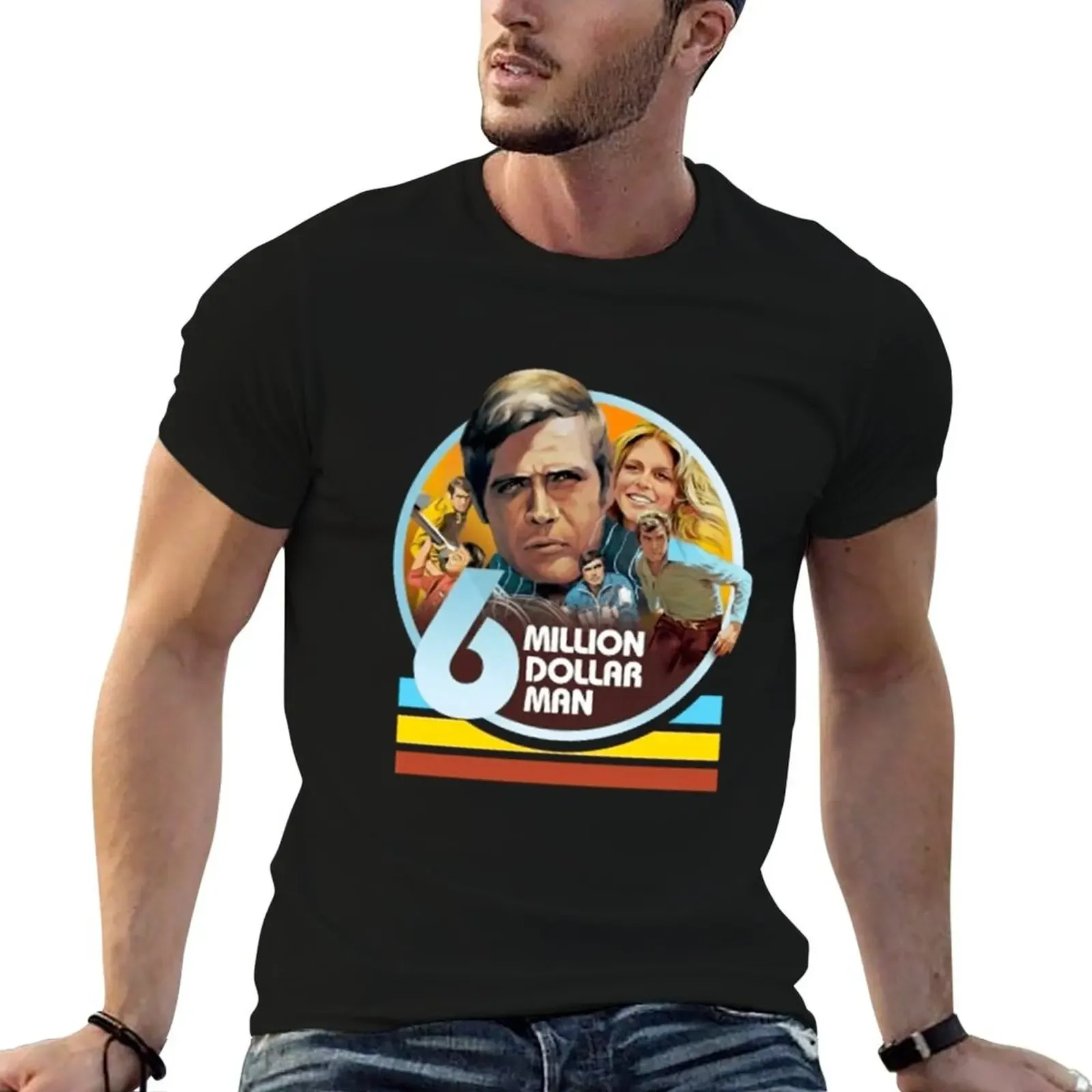 

Six Million Dollar Man T-Shirt customs custom shirt anime shirts men