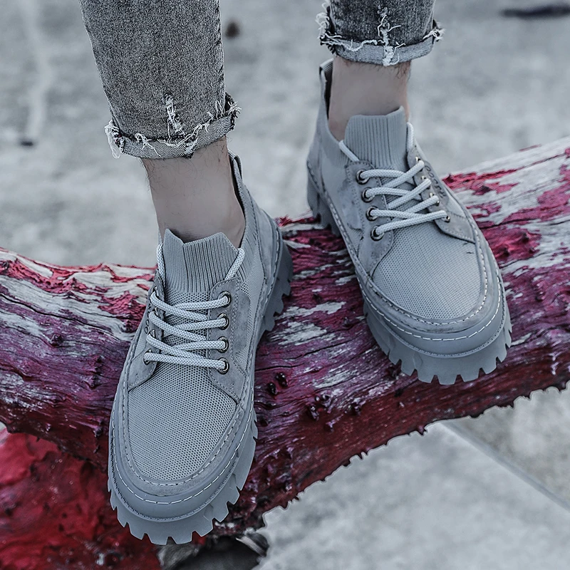 

Men Shoes Breathable Comfortable Outdoor Slip On Walking Sneakers Classic Loafers For Tenis Masculino Classic Skateboard Footwea