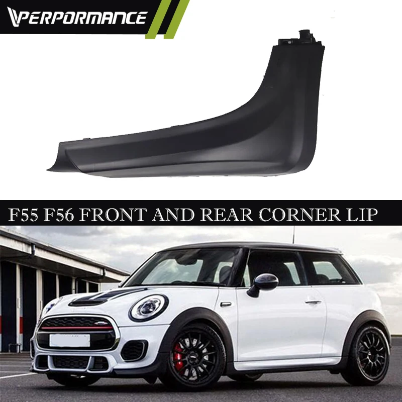 

F55 F56 PP Material Front and Rear Splitter F56 Lip Cover For F56 JCW Pro Front Lip Cover And Rear Bumper Cover Corner Lip