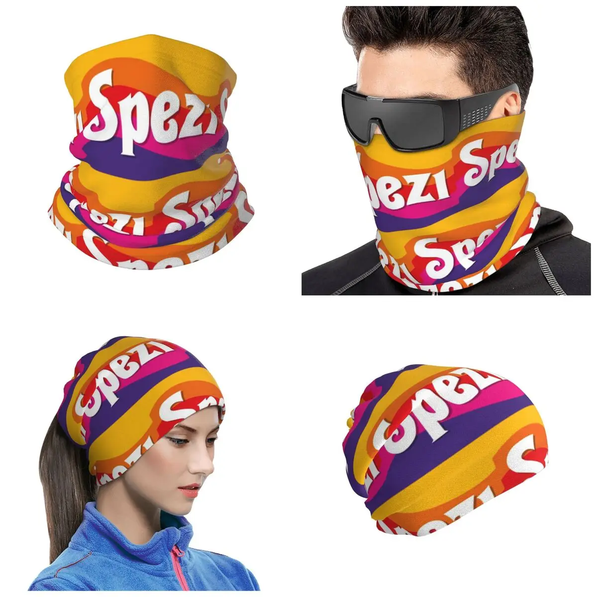PaulanerSpezi Munich Bandana Neck Gaiter Printed Face Scarf Cycling Balaclava Unisex Adult Winter