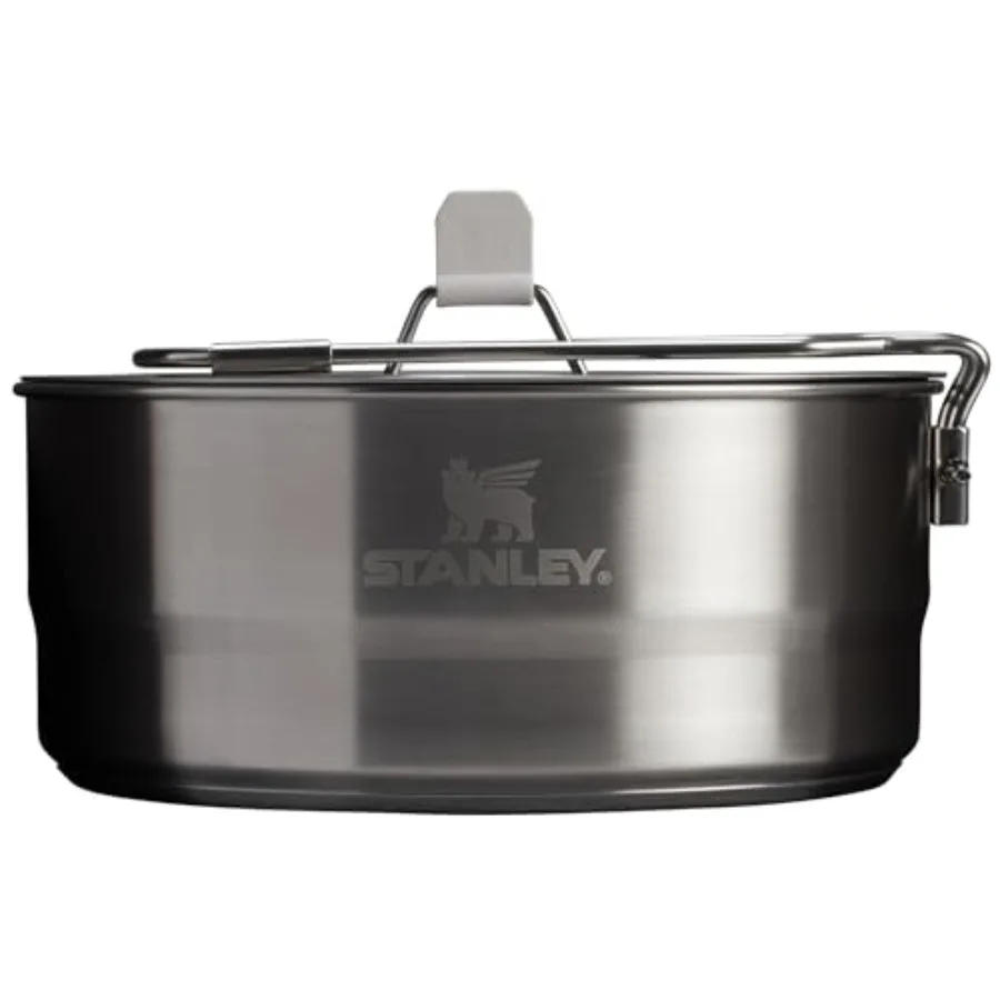 

The Wildfare Pro Saucepan Cookset 5-piece set 2 QT Stainless Steel Silver Durable Non-Stick Coating for Even Heating