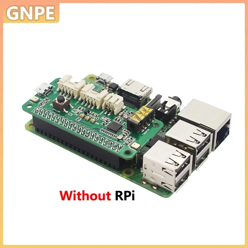 ReSpeaker 2-Mics Pi HAT V2.0 Voice Recognition HAT Dual Mic Audio Board for Raspberry Pi 4B/3B/3B+/Zero W
