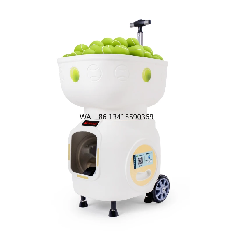 

New Arrival Automatic T2403A Short Distance Tennis Ball Machine Launcher Equipment for Indoor Practice with Remote Control.