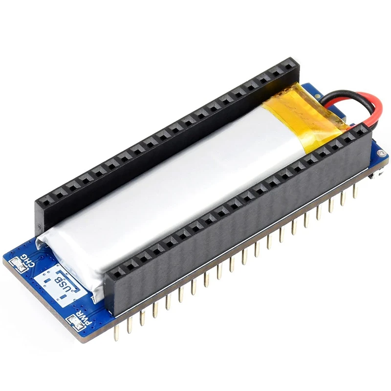 Waveshare-módulo B UPS para placa Raspberry Pi Pico, fuente de alimentación ininterrumpida, batería de monitoreo a través del Bus I2C, diseño