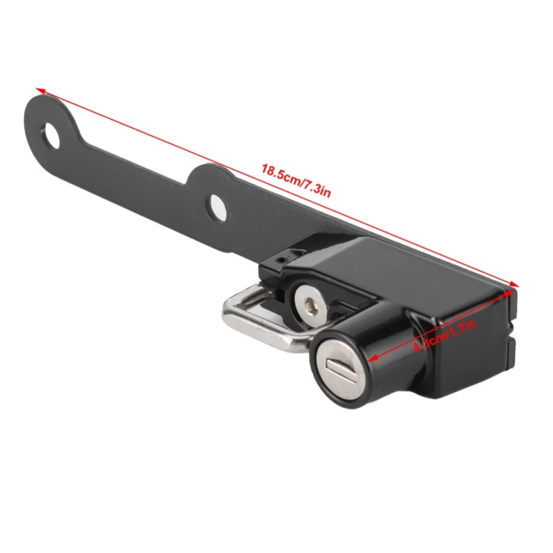 Motorcycle Helmet Lock Holder AntiTheft Aluminium Alloy Fit For Kawasaki Z900Rs CAFE