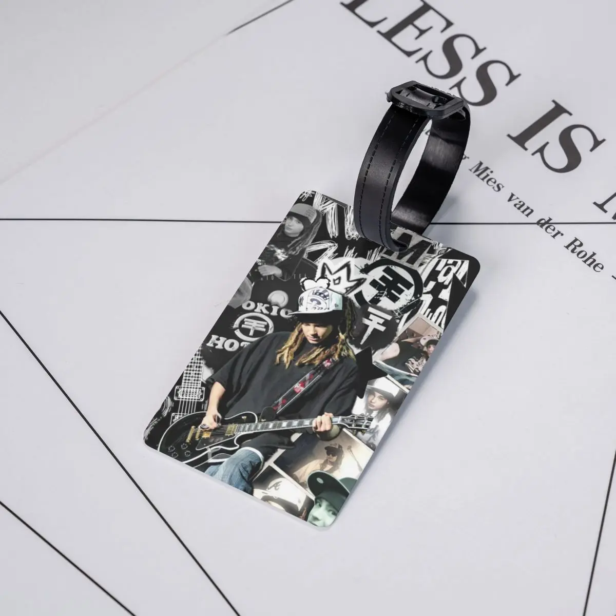 

Бирки для багажа Tokio Hotel Tom Kaulitz, аксессуары для чемоданов, этикетки для путешествий, держатель для багажа, идентификатор, имя, адрес