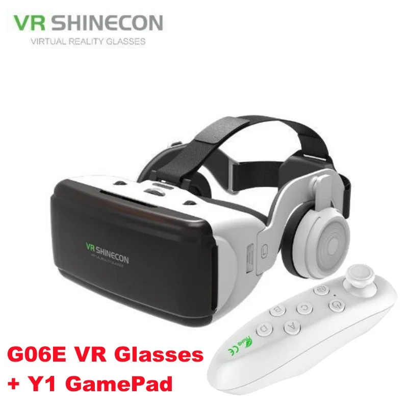 Virtual Reality VR-bril IMAX Enorme scherm 3D-bril Google Cardboard Box VR-helm voor 4,5-6,53 "telefoon, ondersteuning voor gamejoysticks