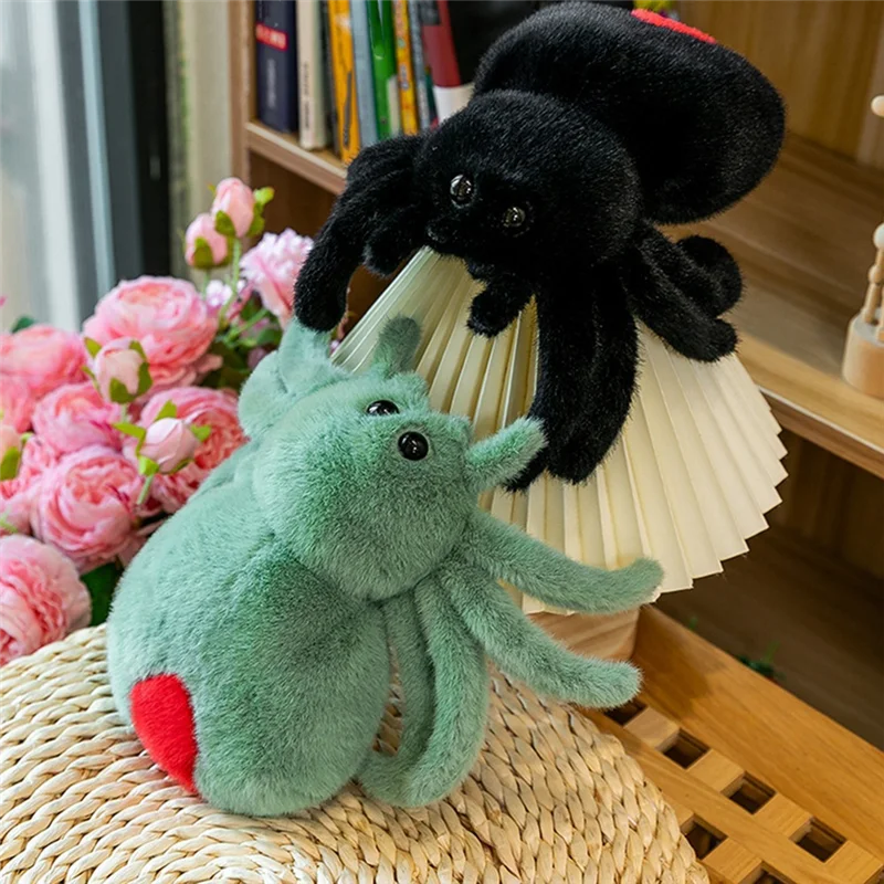 

Отличное качество-кукла-паук из полипропилена, хлопковая кукла-паук, ползающая кукла-петошка, плюшевая милая плюшевая игрушка для рептилий, супер милая розовая