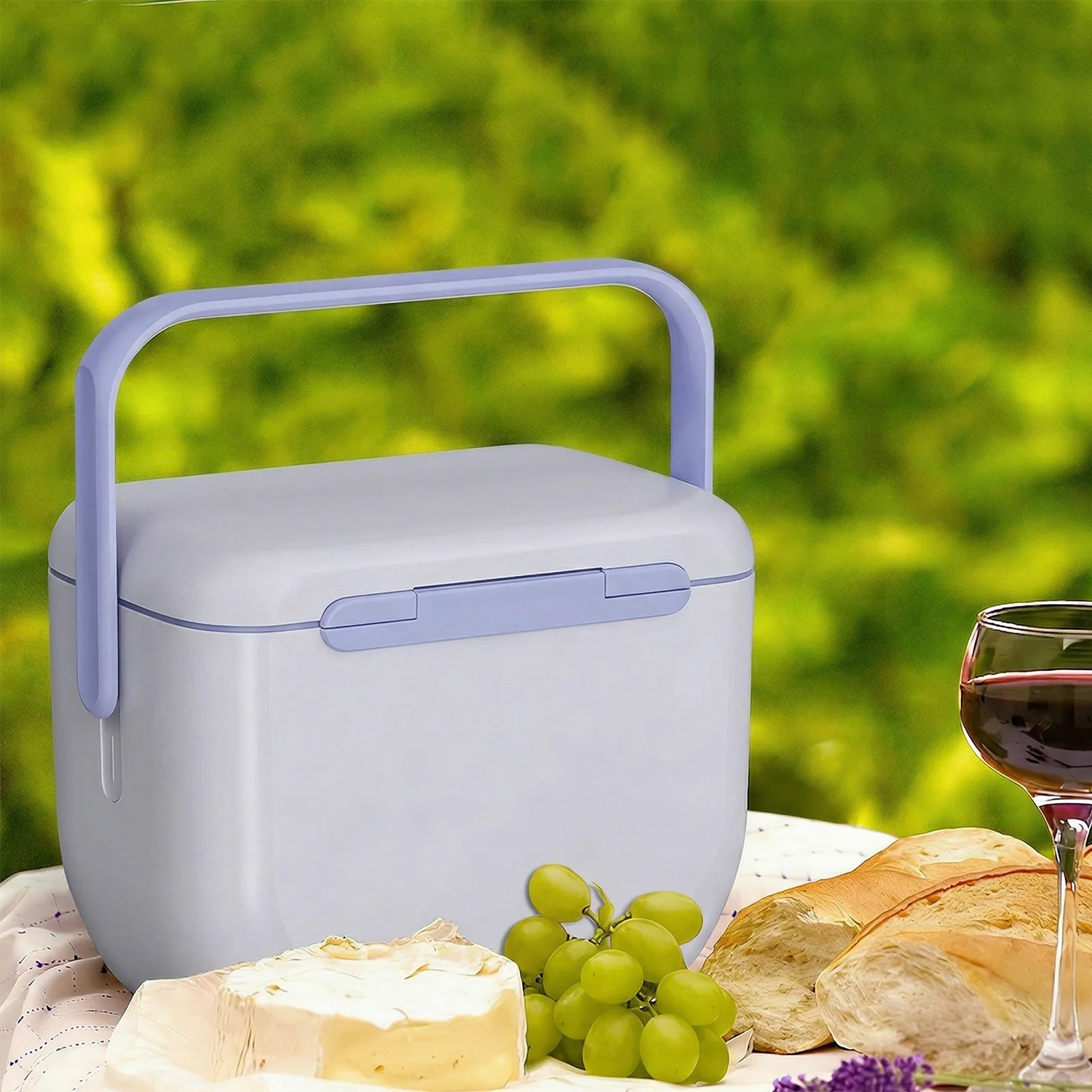 

6L Camping Ice Box Heat Preservation Portable Fishing Cooler Box Portable Ices Bucket for Whiskey Beers Party Outdoor