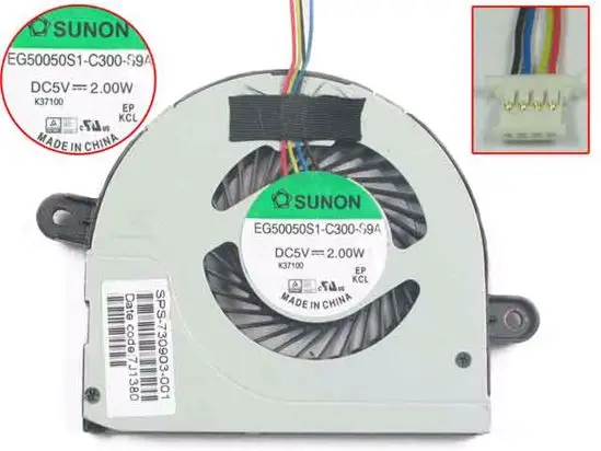 

SUNON EG50050S1-C300-S9A DC 5V 2.0W 4-Wire Server Cooling Fan