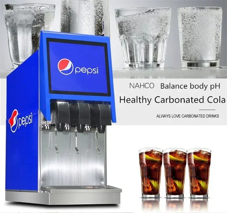 Bebidas frias gaseificadas congeladas que fazem a máquina, dispensador de bebidas, fonte de bebidas, máquina de refrigerante e cola