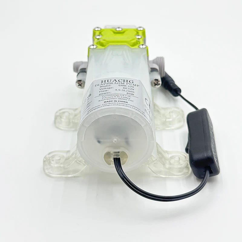 No Wiring 12V DC Diaphragm Water Pump, High Pressure Self Priming Sprayer Transfer Pump with Pressure Switch & Install Kit