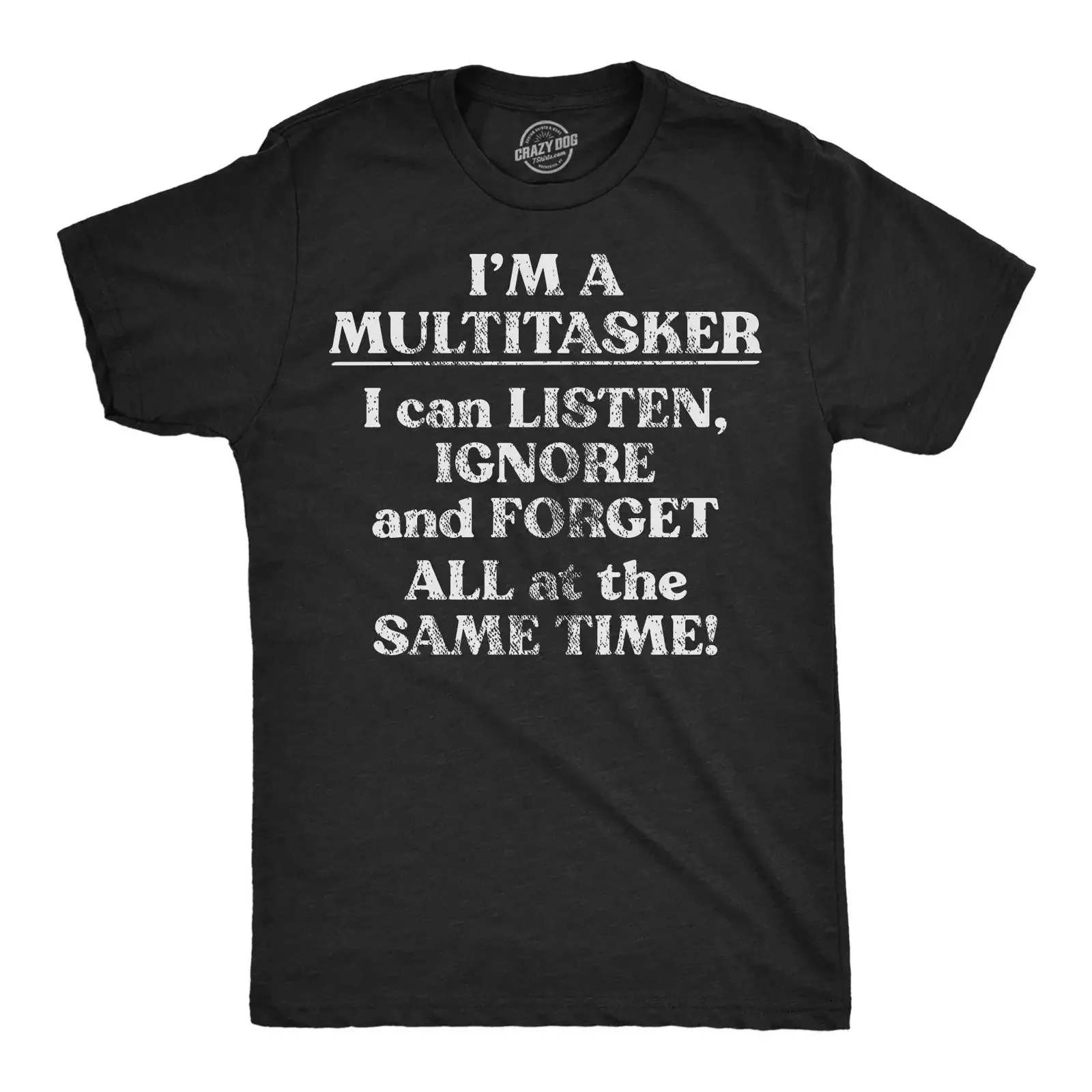 Funny Husband T Shirt I amp 39 m A Multitasker vintage Washed Stylish Unisex Stretched streetwear Versatile Breathable fashion