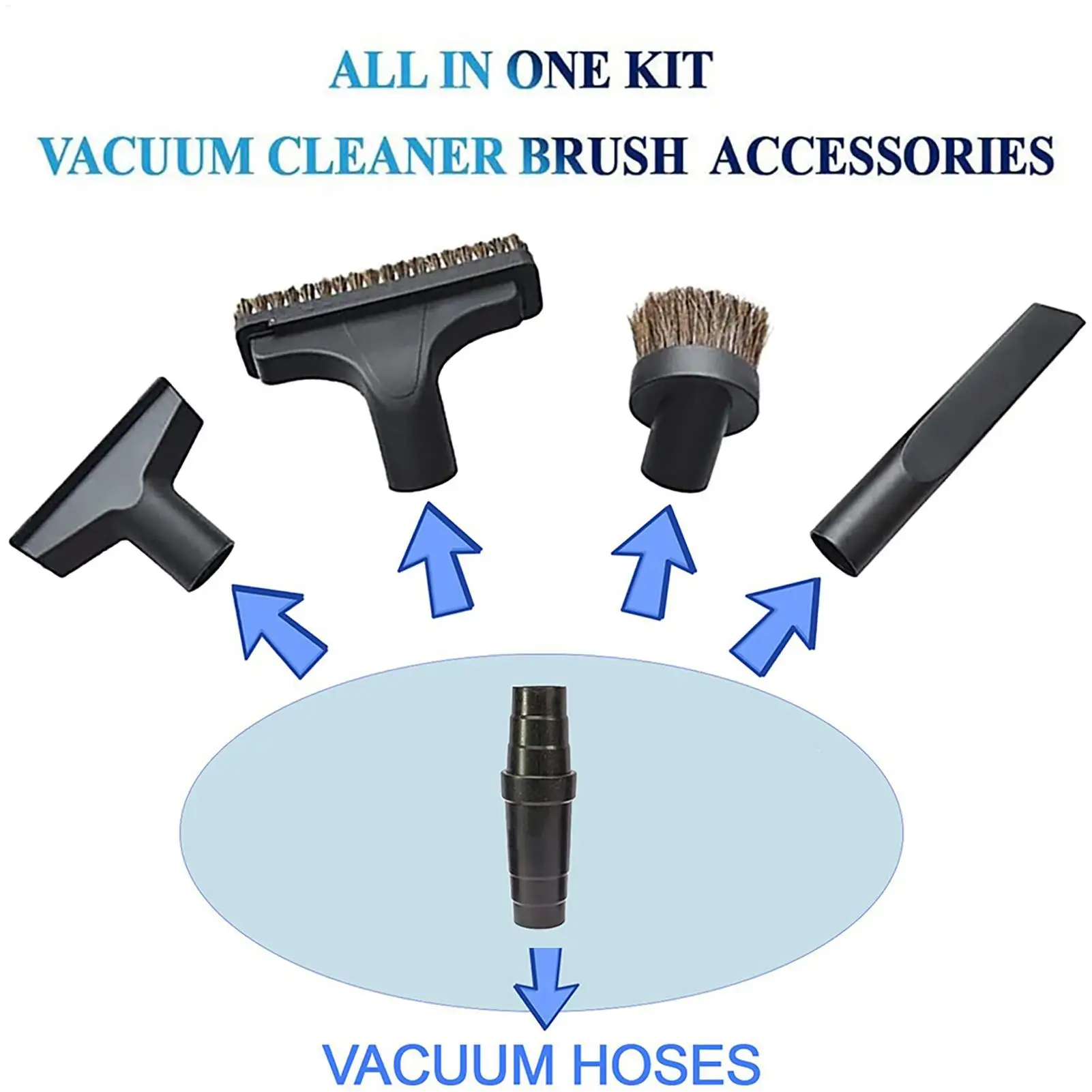 Vacuum Cleaner Adapter Universal Vacuum Cleaner Adapters for Hoses Connecting Home Cleaning Supplies for Flooring Furniture