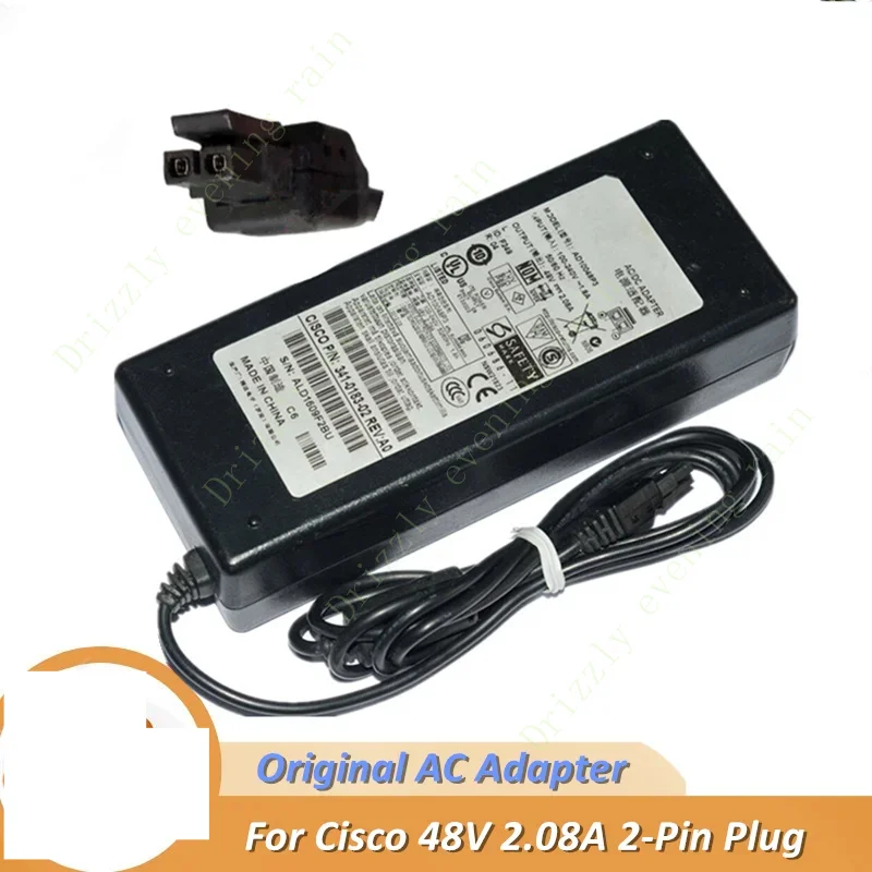 Original ad10048p3 AC adapter 48V 2.08a charger for Cisco ASA 5505 firewall power supply 341-0183-pwr-5505 341-0183-02 used