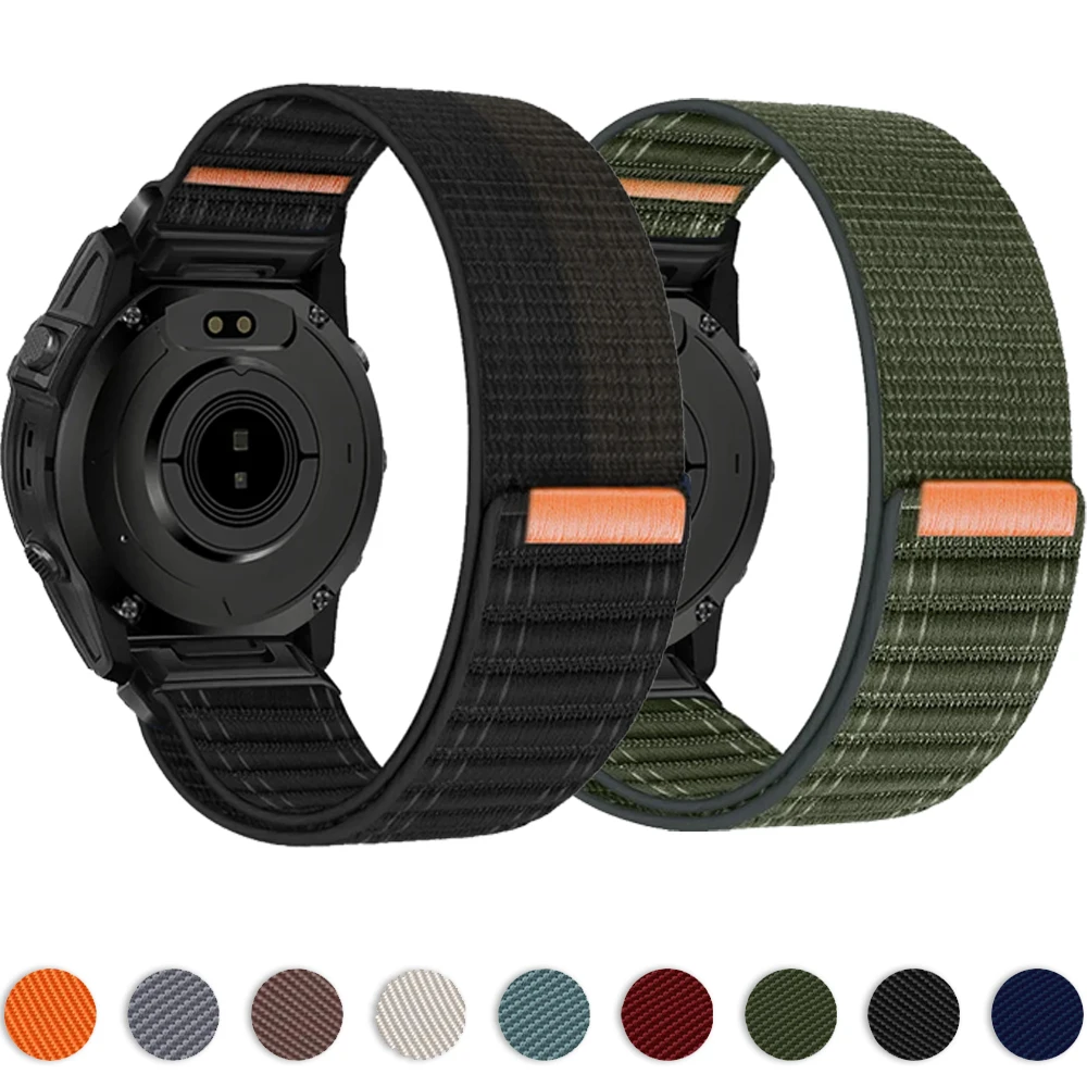 26mm 22mm 20mm Quick Fit Strap for Garmin Tactix 8/Fenix 8 E 7 7X Pro/Instinct 2X/Enduro 3 Bracelet for Garmin 970 965 955 Band