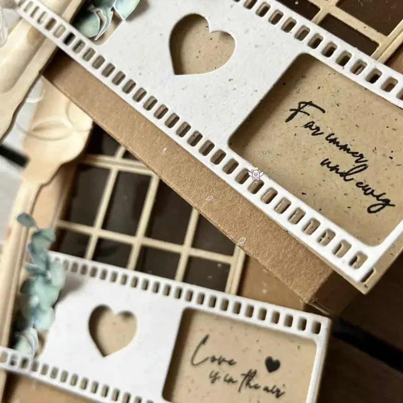 

Mmao Craft metal cutting dies cut die mold Love Heart Film Frame Scrapbook paper craft knife mould blade punch stencils dies