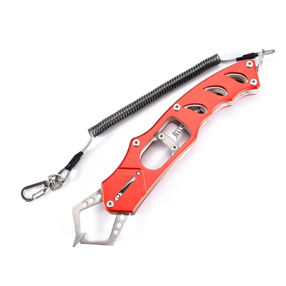 

Aluminum Alloy Metal Fishing Tongs Gripper Catch Fish Strong Locking Fish Nose Pliers Control Not Wet Hands