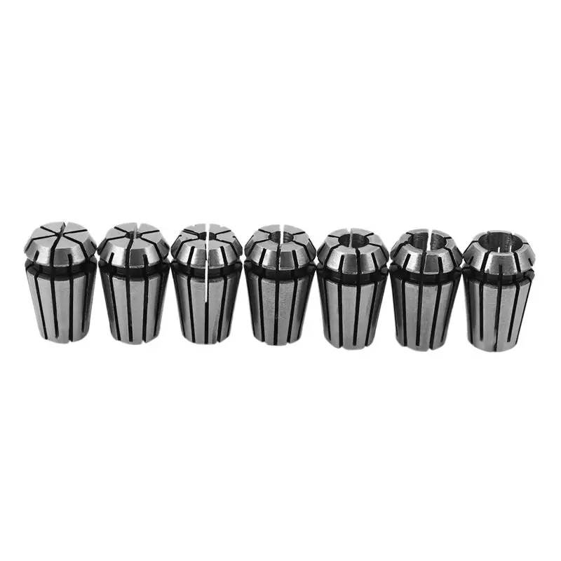 DT15 ER11 Spring Collet Set 21Pcs 1-7mm, Precision Milling Lathe Tool for CNC Workholding Engraving